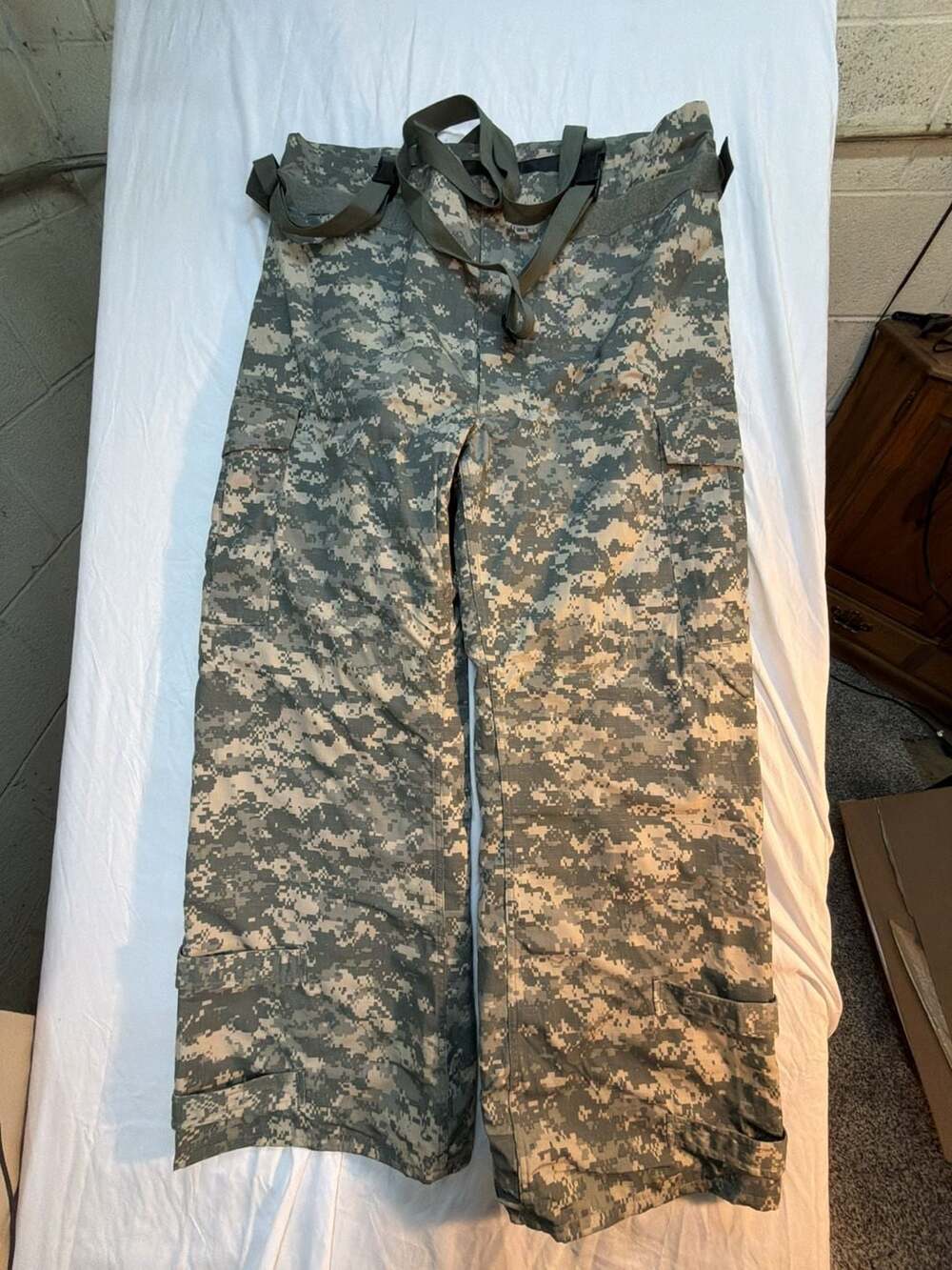 US Military JSLIST Chemical Protective Overgarment Trousers, Size Large/Long